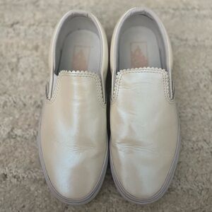 Women’s Iridescent Classic Slip On Vans